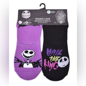 Nightmare Before Christmas 30th Anniversary Sneaker Liner Socks 10-Pack